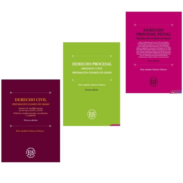 Derecho Civil, Procesal Penal y Procesal Civil y Orgánico. Examen de Grado
