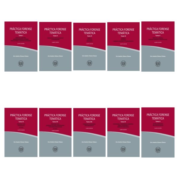 PRÁCTICA FORENSE TEMÁTICA (10 Tomos) (Sólo Formularios)